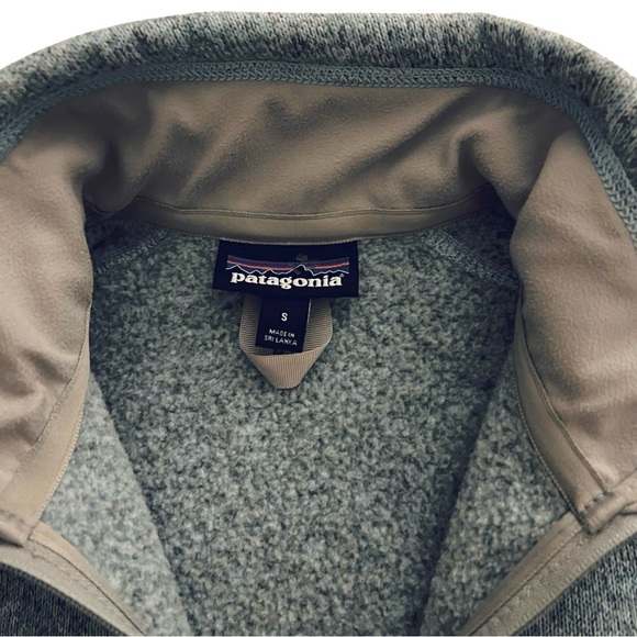 Patagonia 1/4 Zip Better Sweater Pullover Jacket Blue Gray Size Small - Picture 5 of 5